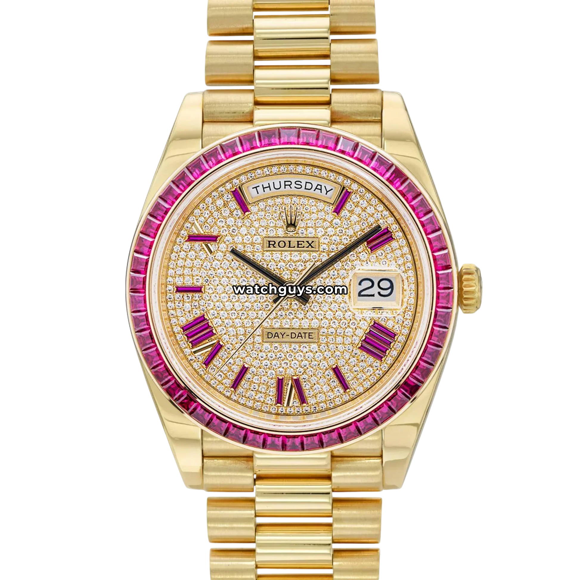 Rolex Day-Date 228398TRU Roman Ruby