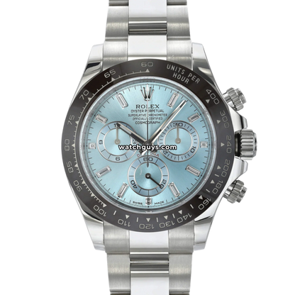 Rolex Daytona 116506 Platinum Baguette Diamond