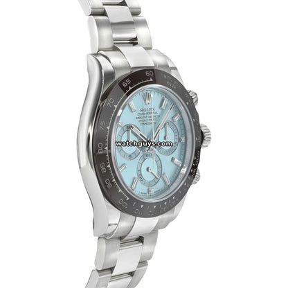 Rolex Daytona 116506 Platinum Baguette Diamond