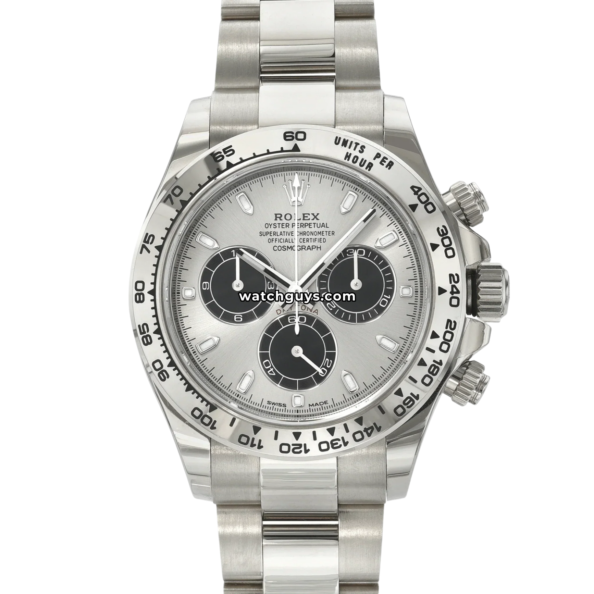 Rolex Daytona 116509 Steel Dial 18K White Gold