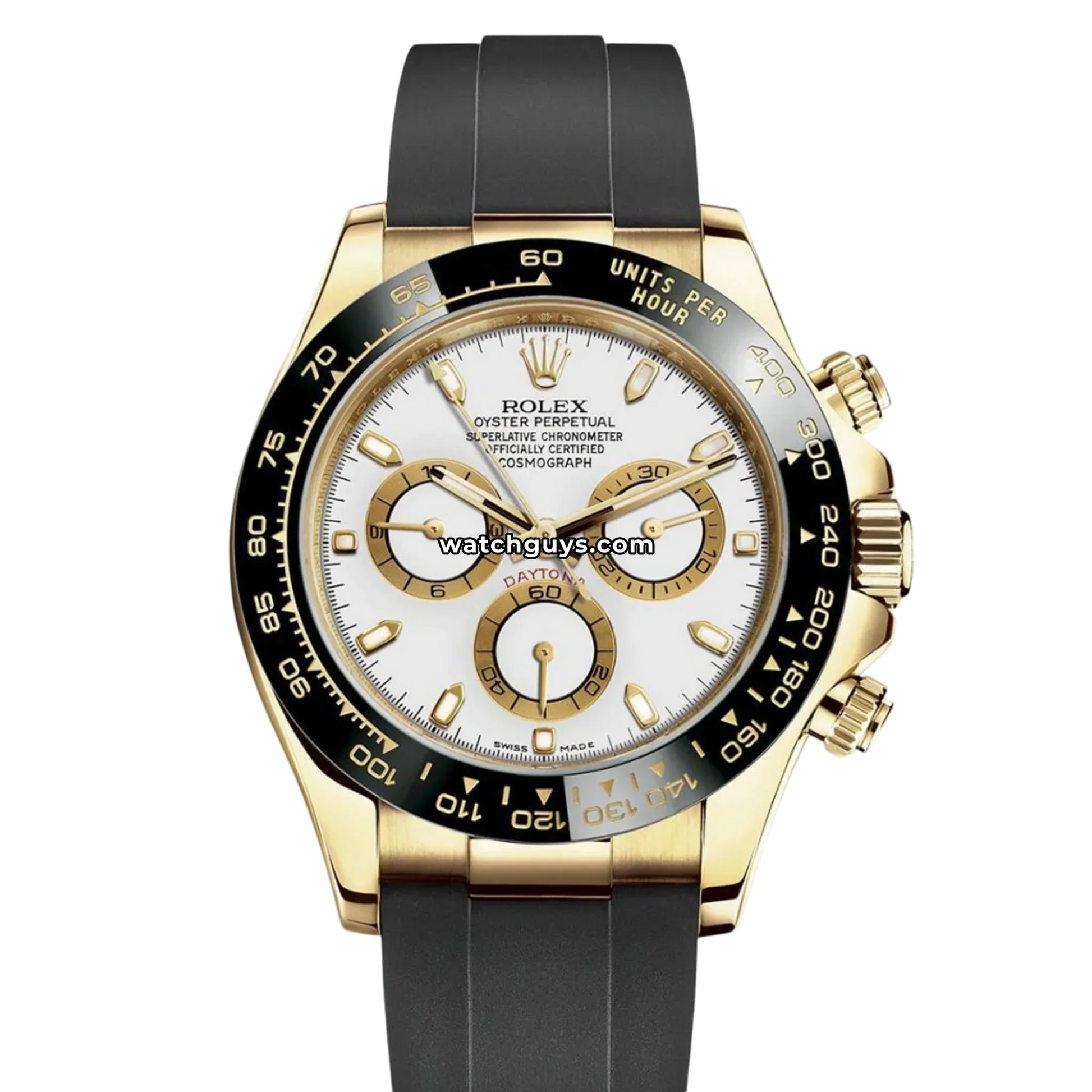 Rolex Daytona 116518LN White Oysterflex
