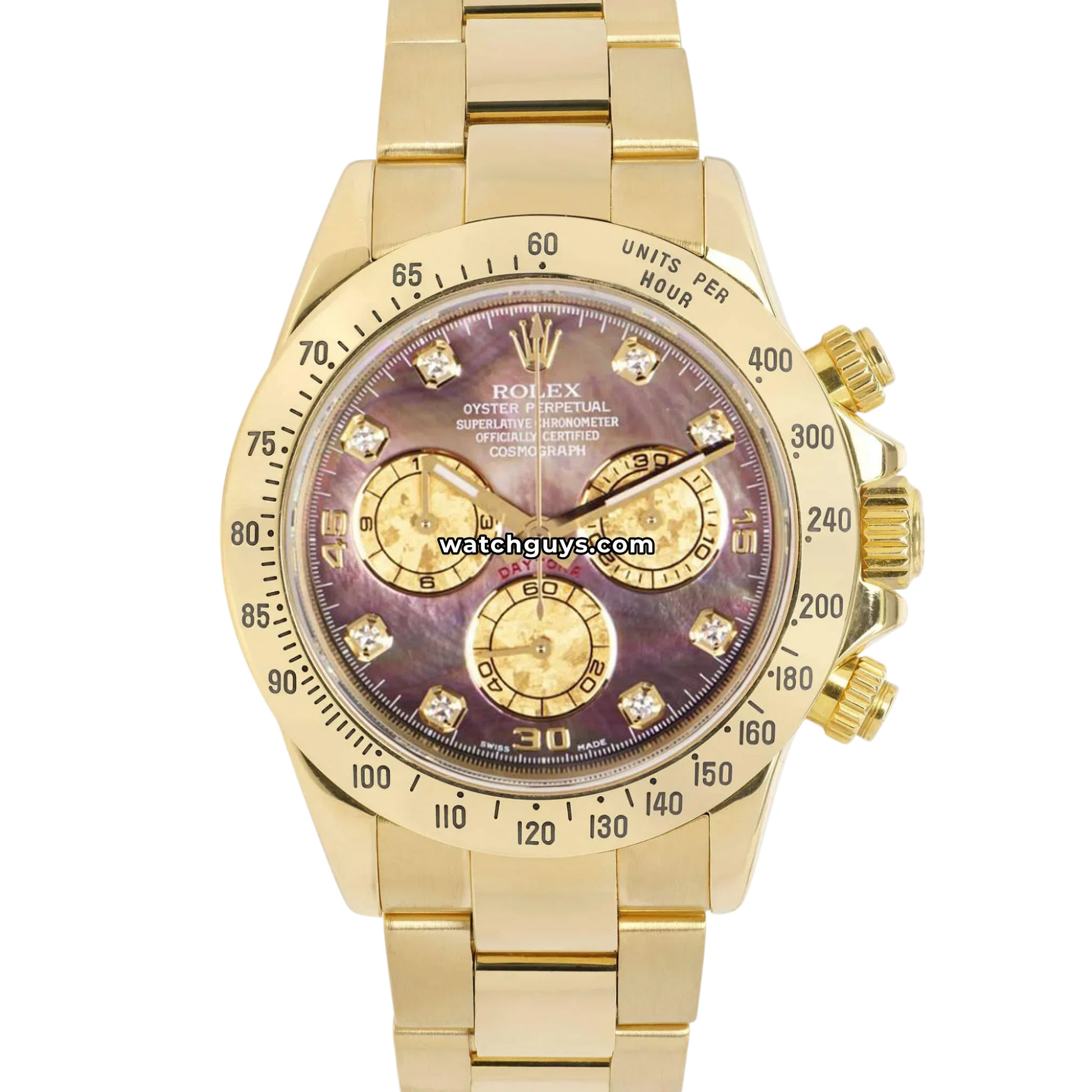 Rolex Daytona 116528 Black Mother of Pearl