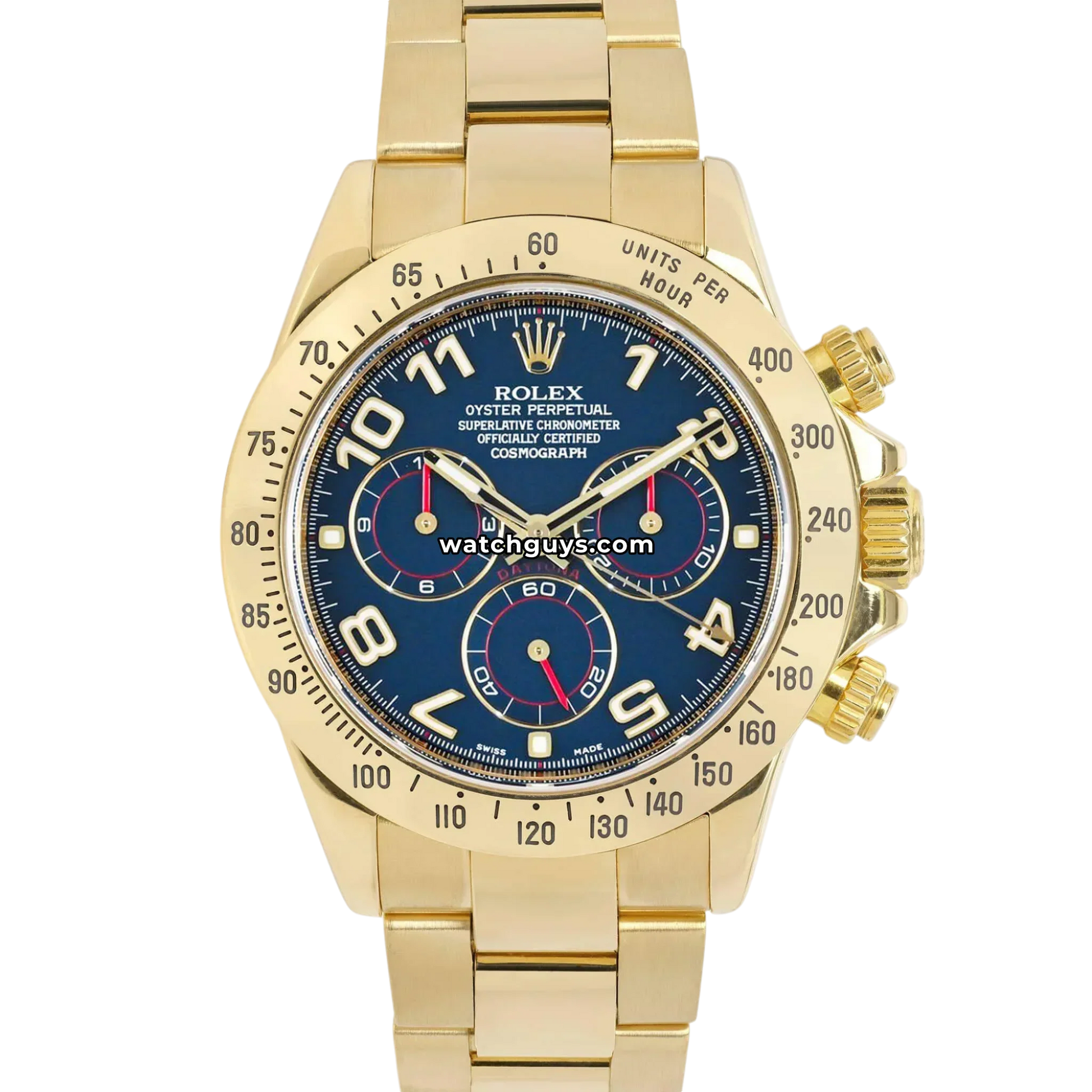 Rolex Daytona 116528 Blue Arabic