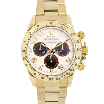 Rolex Daytona 116528 White Arabic Racing