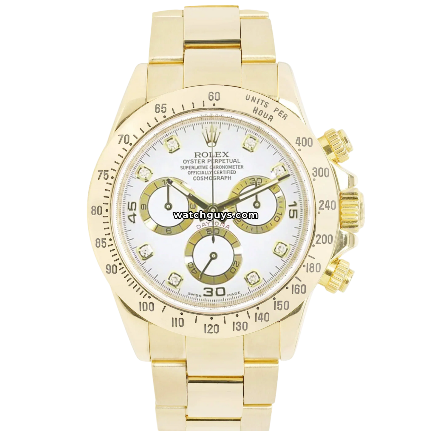 Rolex Daytona 116528 White Diamond