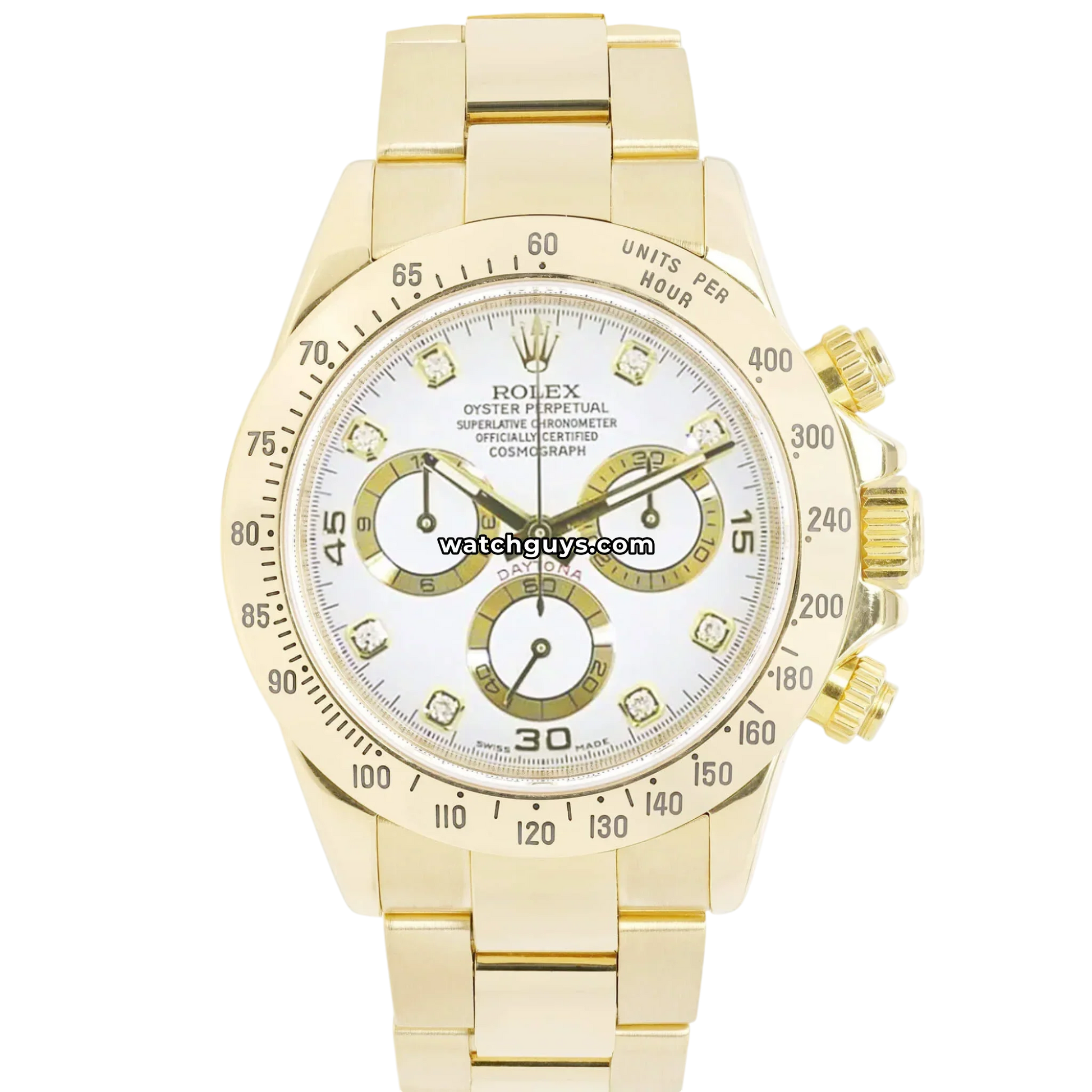 Rolex Daytona 116528 White Diamond