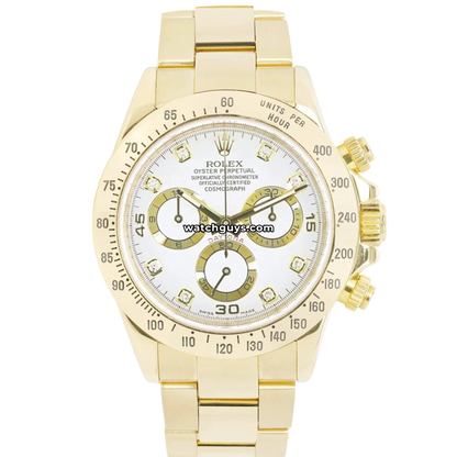 Rolex Daytona 116528 White Diamond