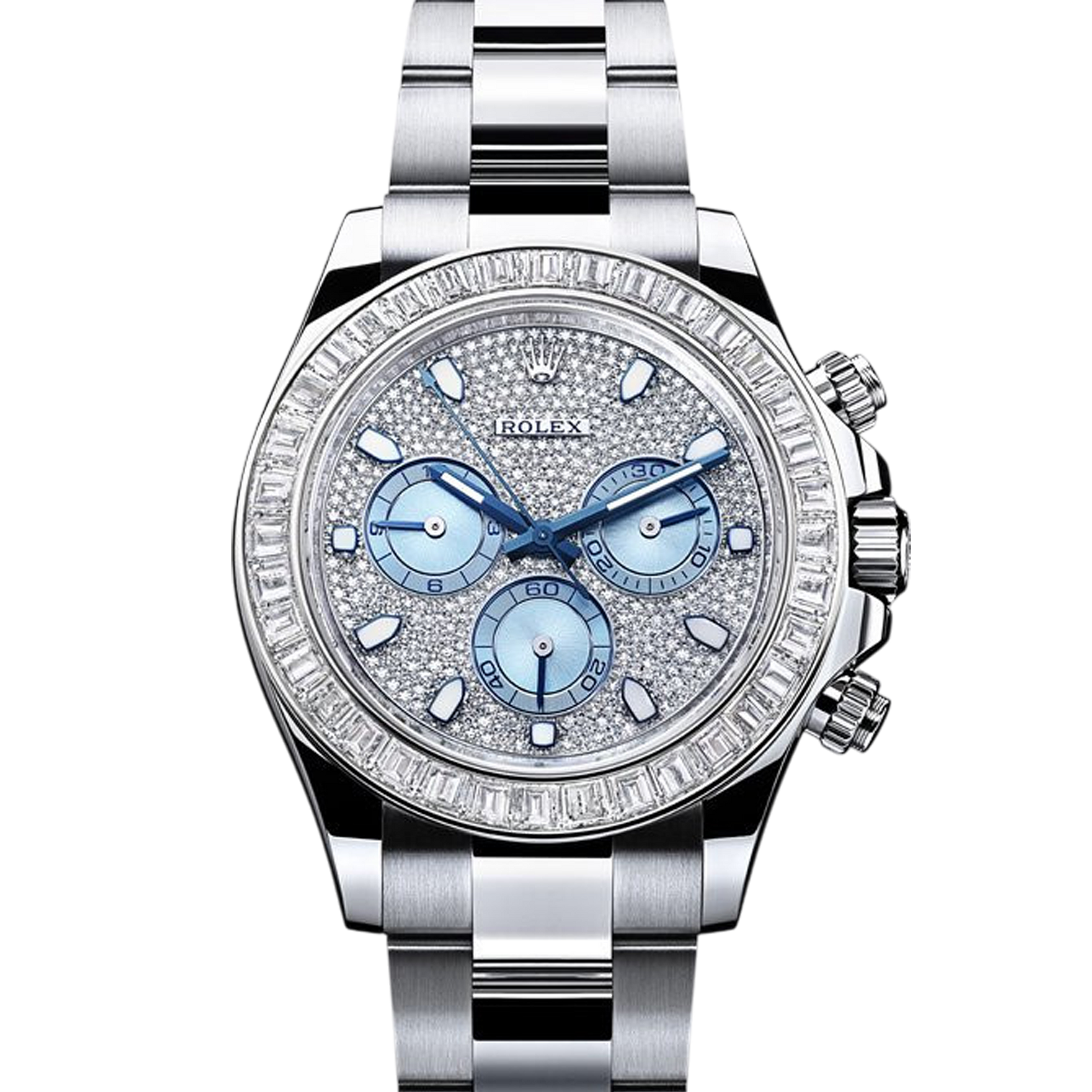 Rolex Daytona 116576TBR Platinum Pavé