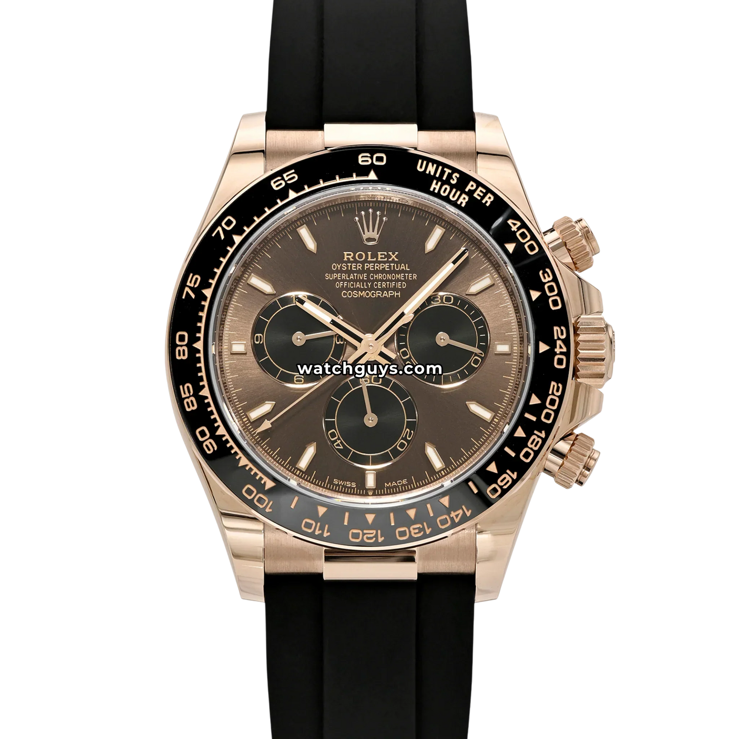 Rolex Daytona 126515LN Chocolate Index Oysterflex