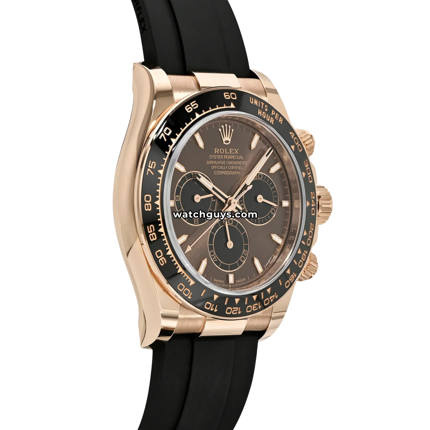 Rolex Daytona 126515LN Chocolate Index Oysterflex