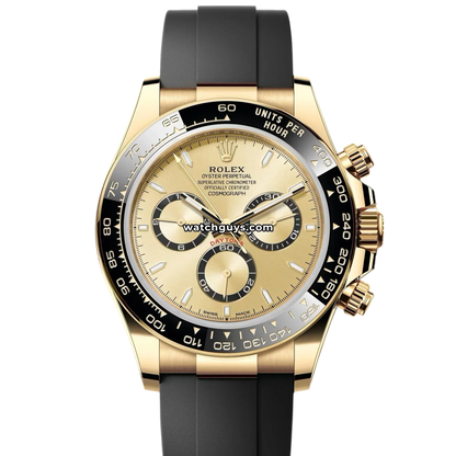 Rolex Daytona 126518LN Oysterflex Champagne Yellow Gold