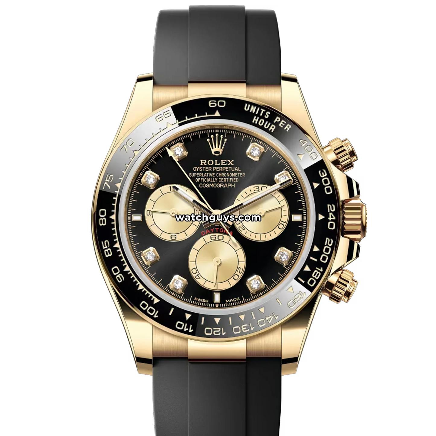 Rolex Daytona 126518 Black Diamond Oysterflex
