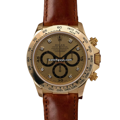 Rolex Daytona 16518 Champagne Diamond