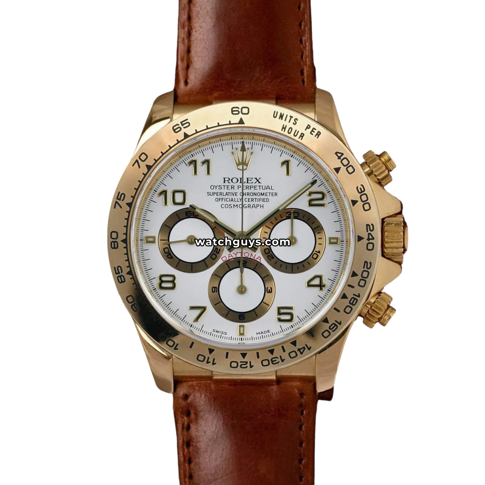 Rolex Daytona 16518 White Arabic