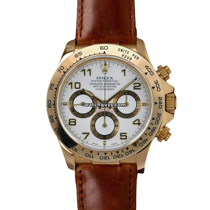Rolex Daytona 16518 White Arabic