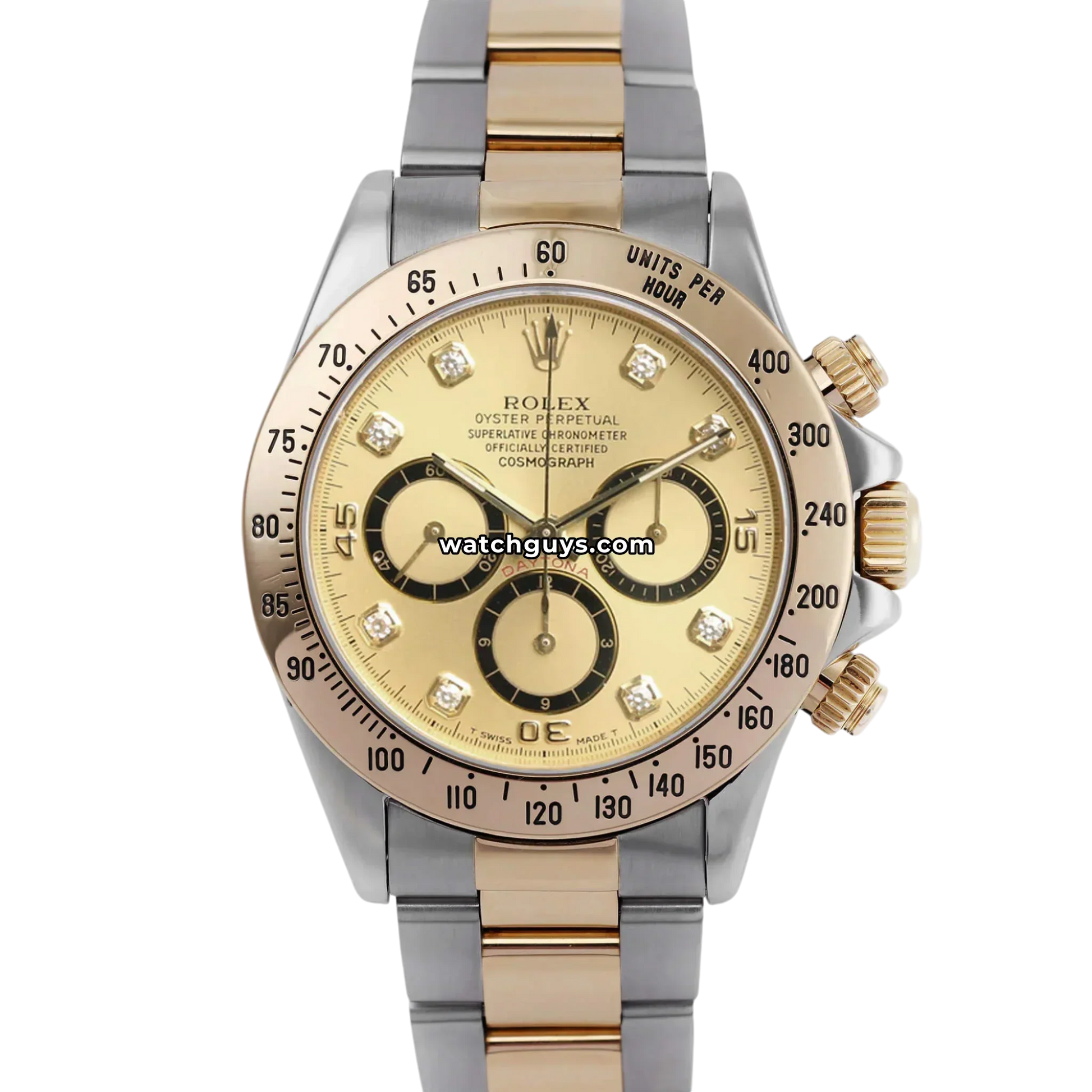 Rolex Daytona Zenith 16523 Champagne Diamond
