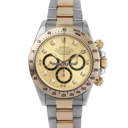 Rolex Daytona Zenith 16523 Champagne Diamond