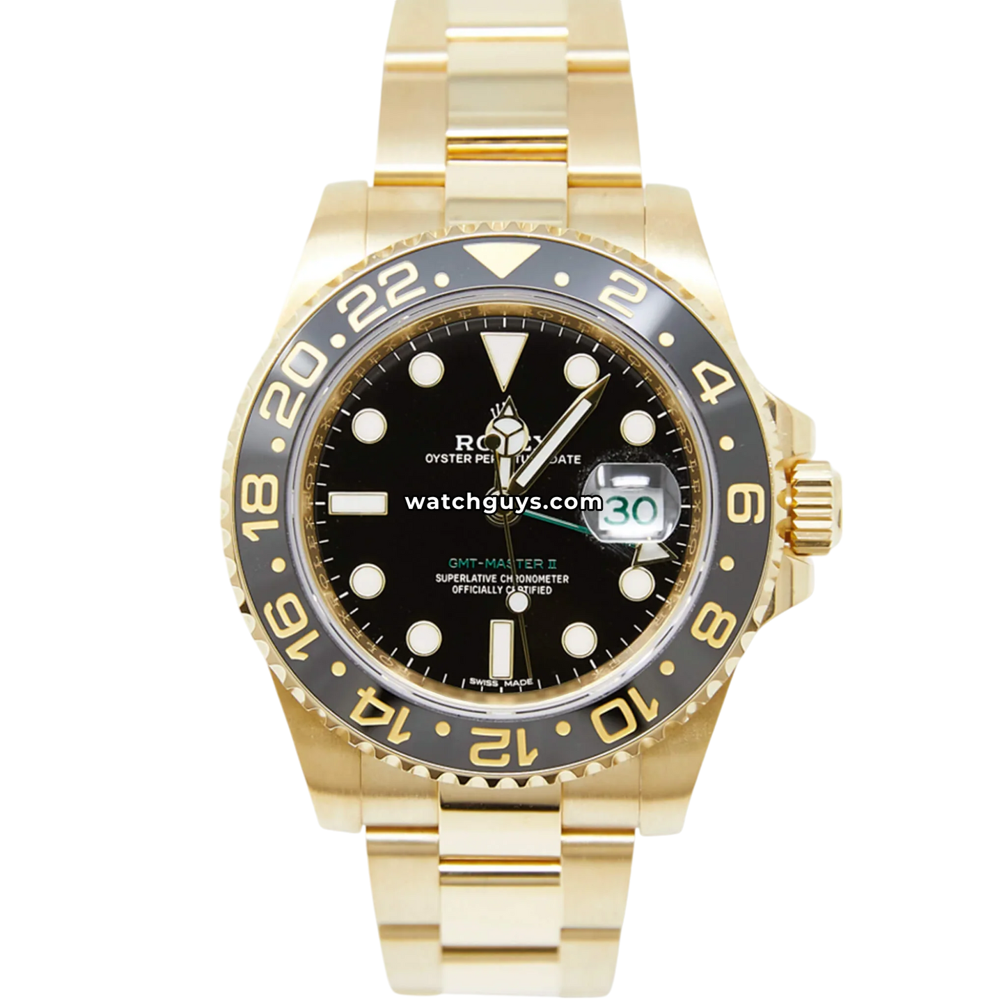 Rolex GMT-Master II 116718LN Yellow Gold