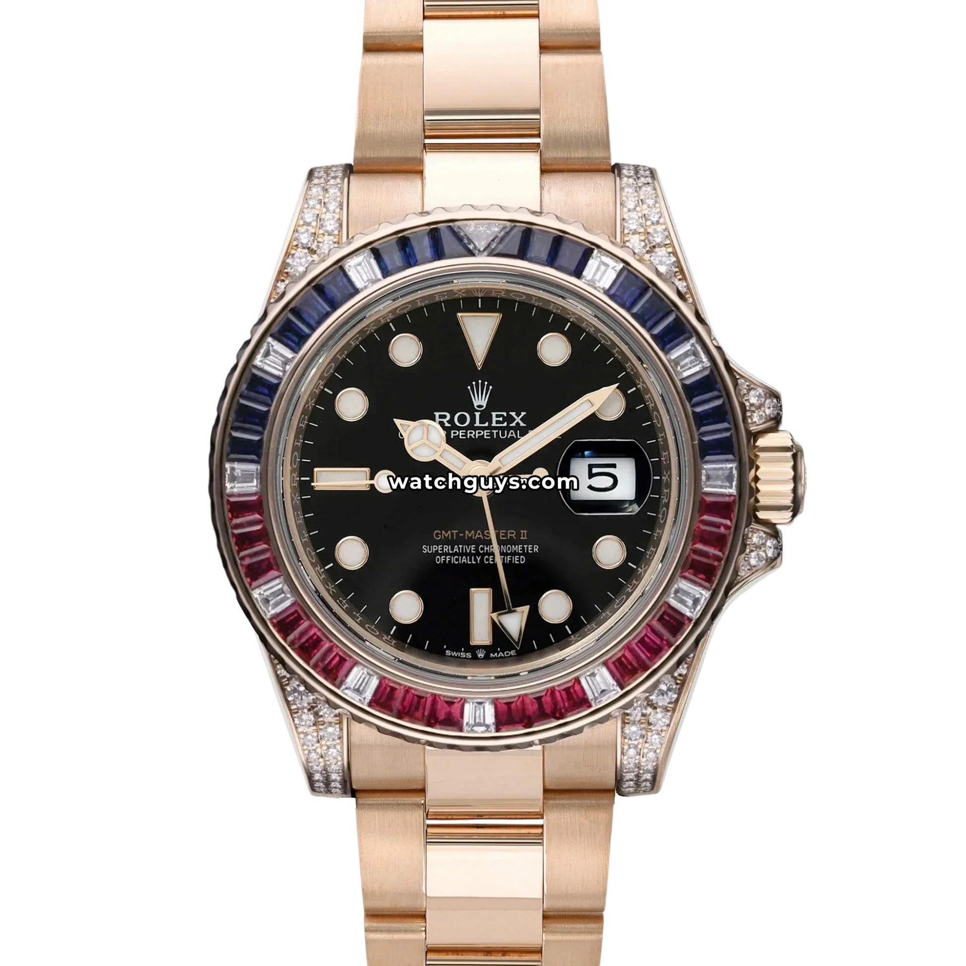 Rolex GMT-Master II 126755SARU 18K Rose Gold