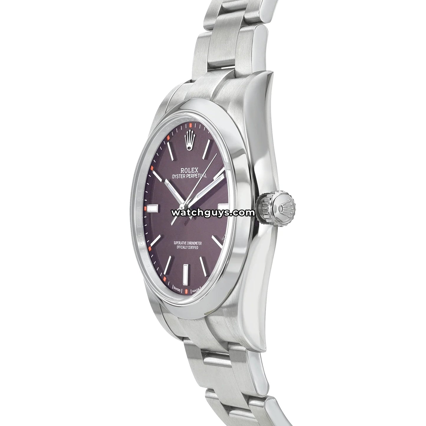 Rolex Oyster Perpetual 114300 Red Grape