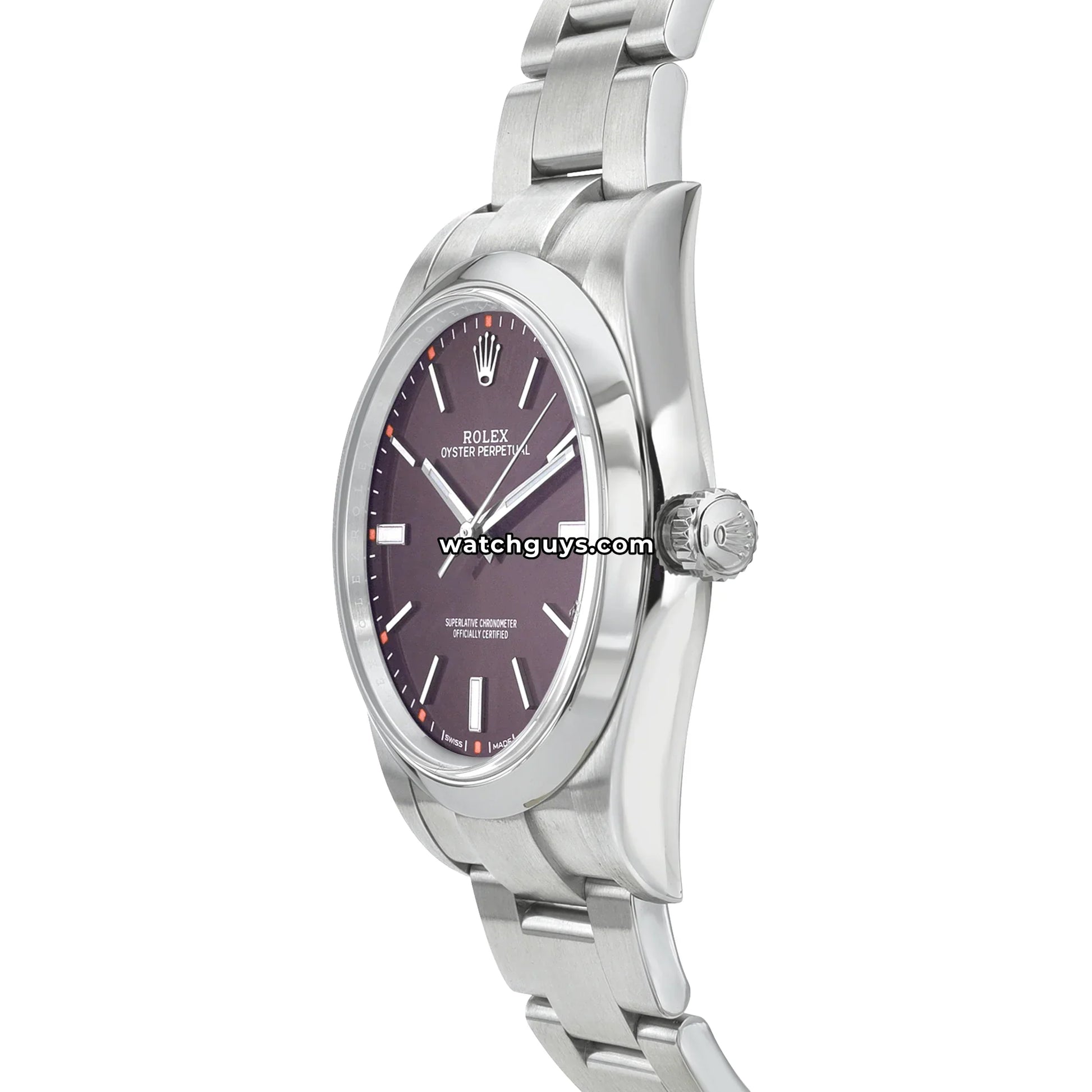 Rolex Oyster Perpetual 114300 Red Grape