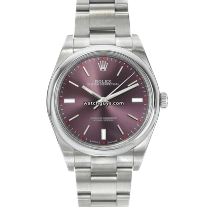 Rolex Oyster Perpetual 114300 Red Grape