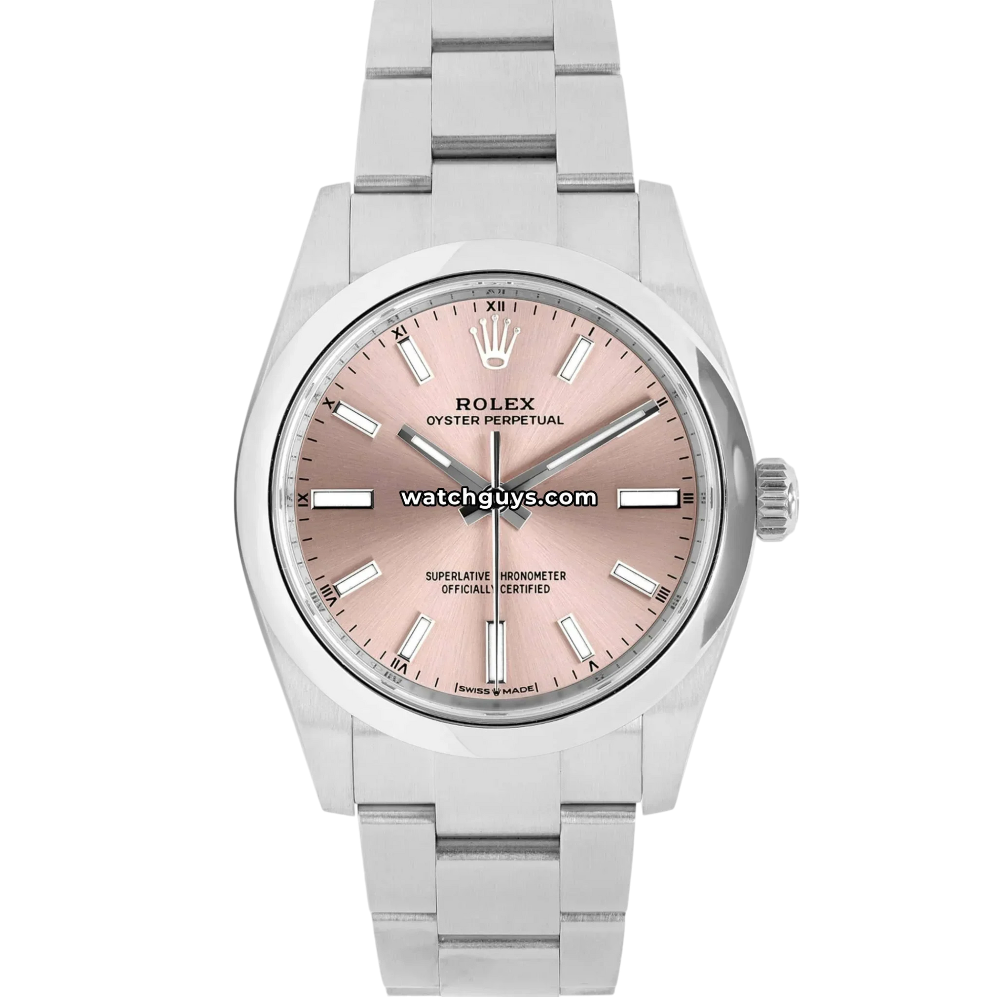 Rolex Oyster Perpetual 124200 Pink Dial
