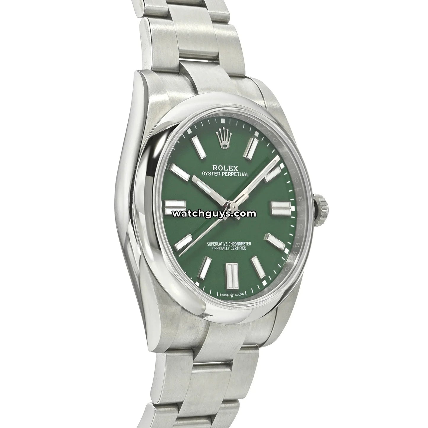 Rolex Oyster Perpetual 124300 Green Index