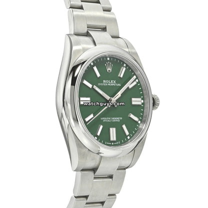 Rolex Oyster Perpetual 124300 Green Index