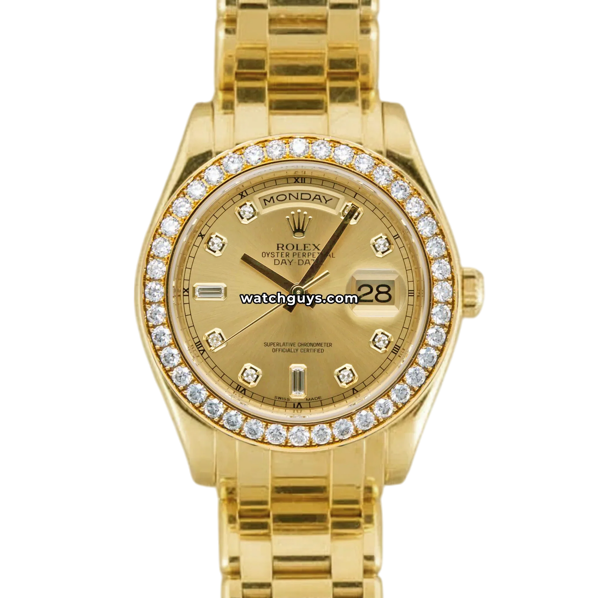 Rolex Day-Date Masterpiece 18948 Champagne Diamond