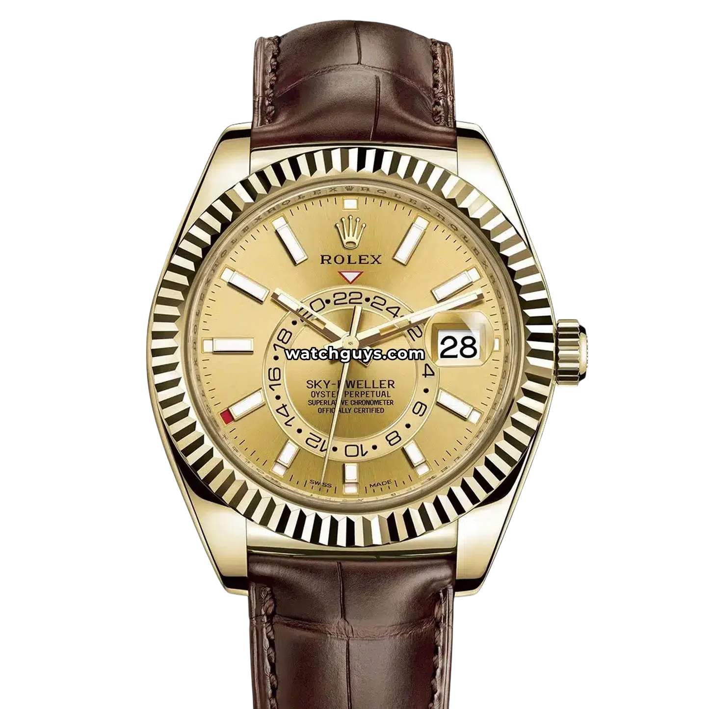 Rolex Sky-Dweller 326138 Champagne Index