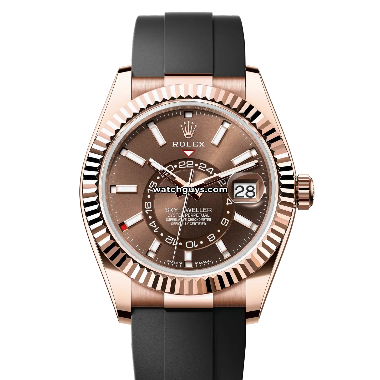 Rolex Sky-Dweller 336235 Chocolate Oysterflex