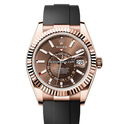 Rolex Sky-Dweller 336235 Chocolate Oysterflex