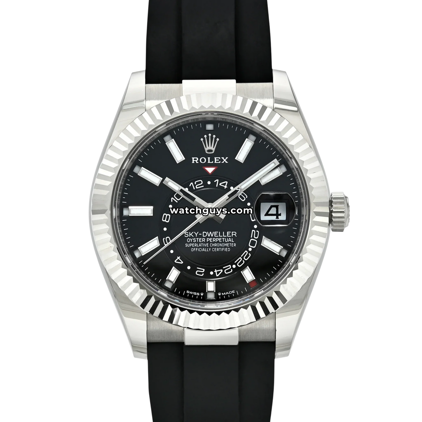 Rolex Sky-Dweller 336239 Oysterflex White Gold