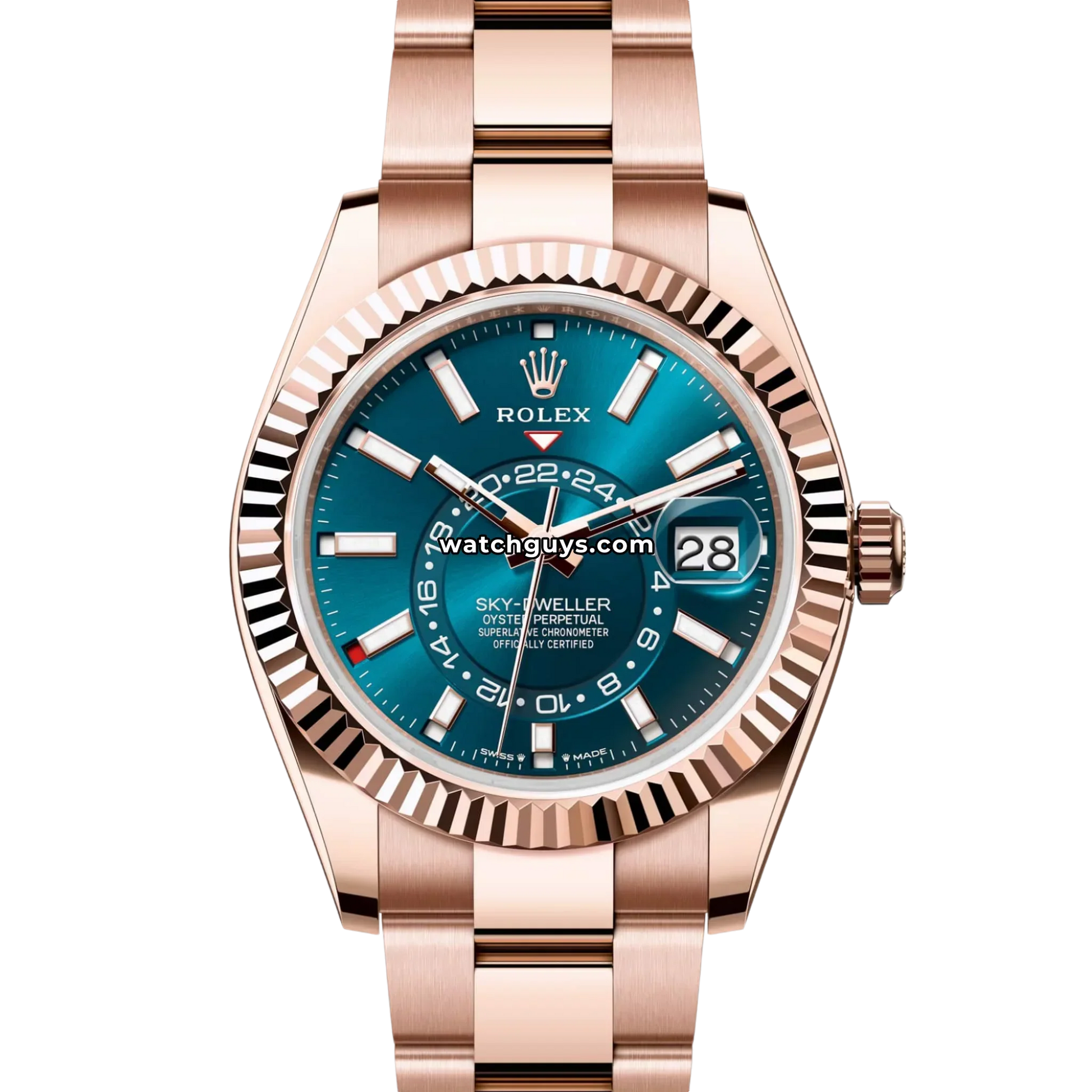 Rolex Sky-Dweller 336935 Everose Blue Green