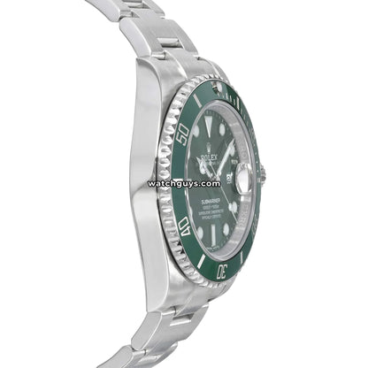 Rolex Submariner 116610LV Hulk Stainless Steel Oyster