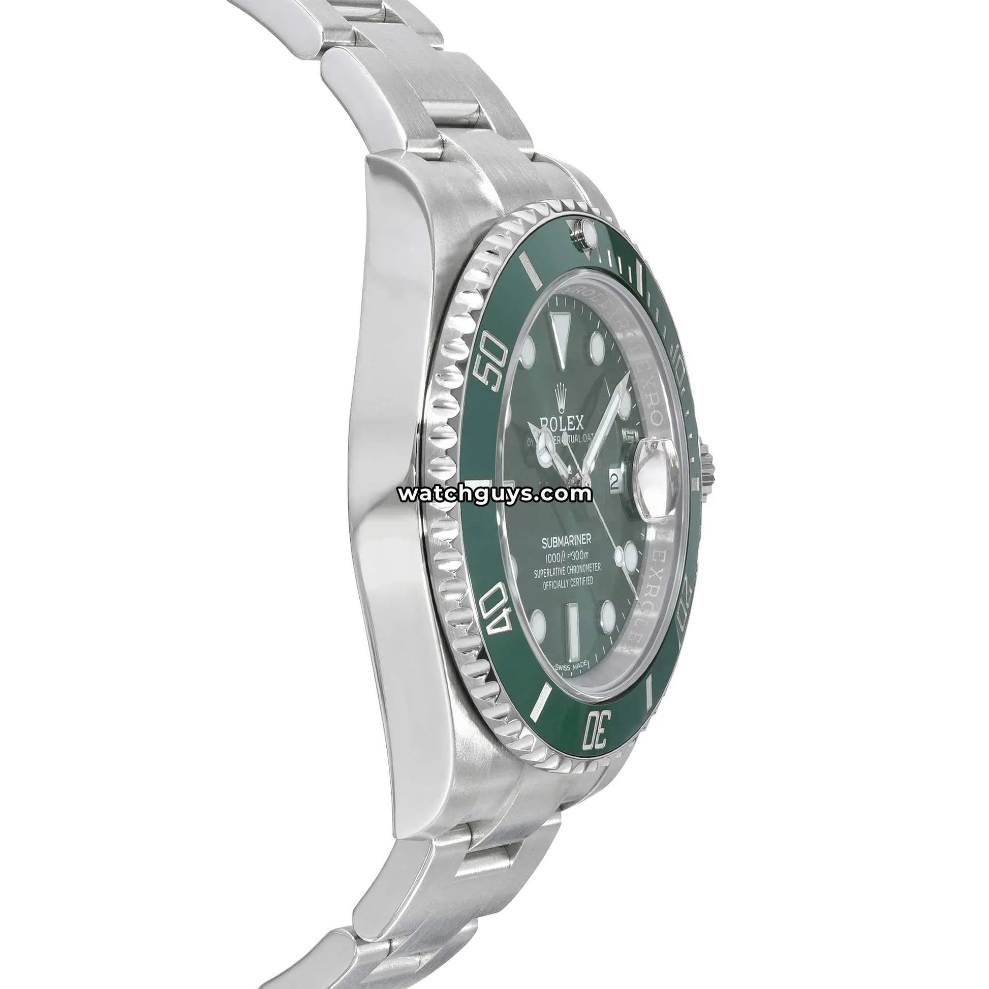 Rolex Submariner 116610LV Hulk Stainless Steel