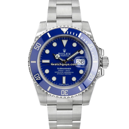 Rolex Submariner 116619LB Smurf