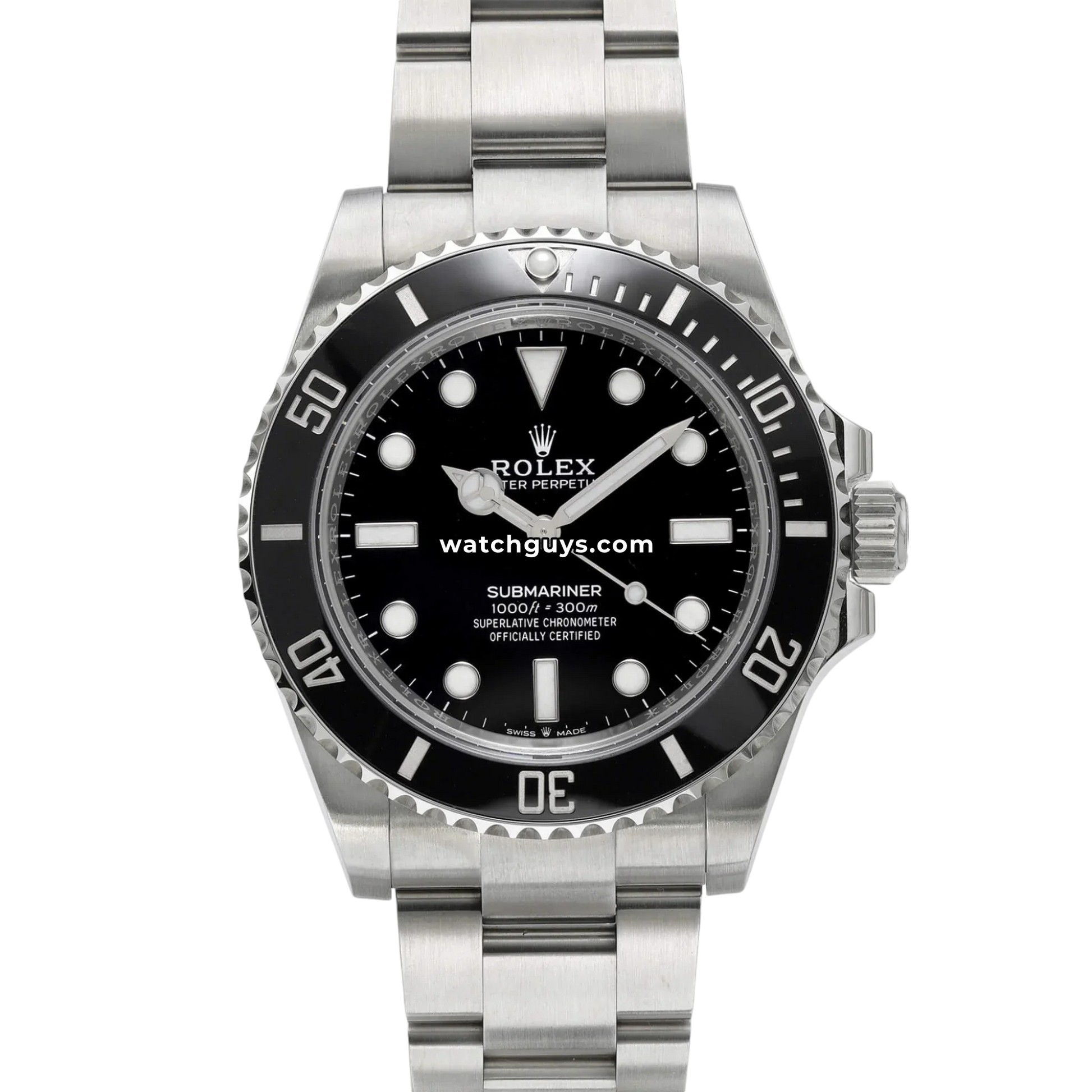 Rolex Submariner 124060 No Date Stainless Steel
