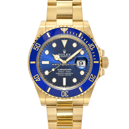 Rolex Submariner 126618LB Bluesy 18K Yellow Gold