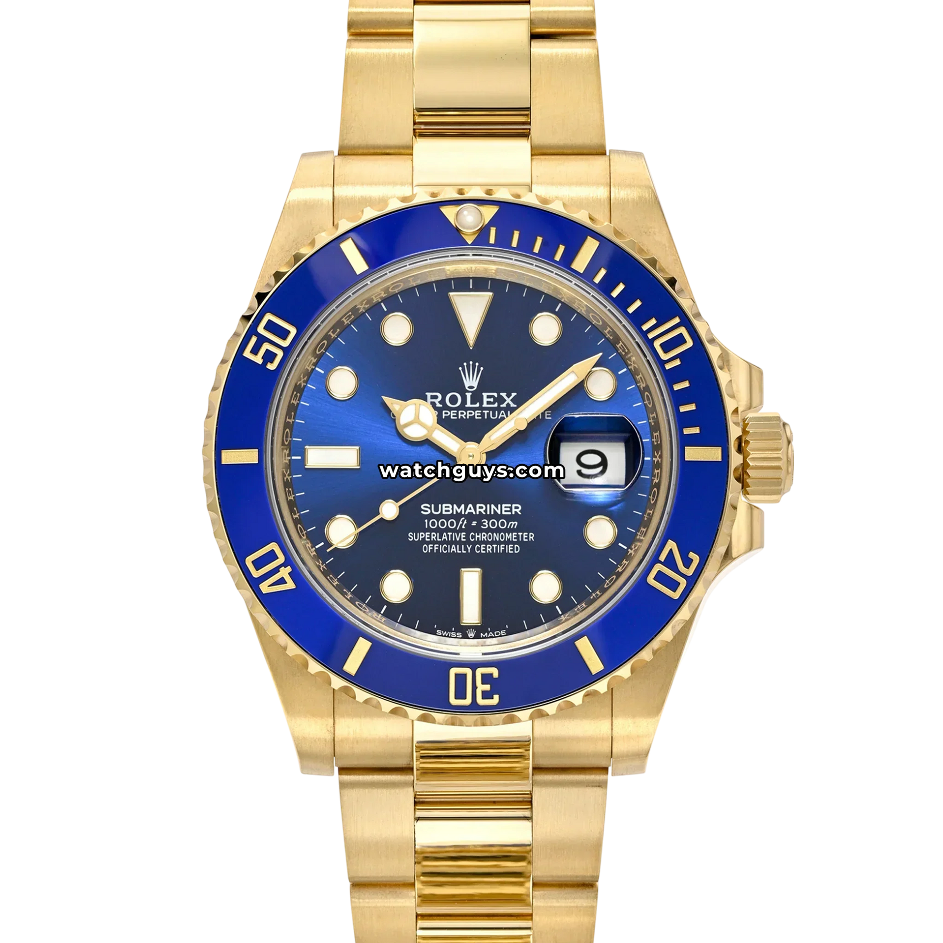 Rolex Submariner 126618LB Blue 18K Yellow Gold