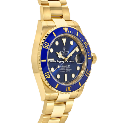 Rolex Submariner 126618LB Bluesy 18K Yellow Gold