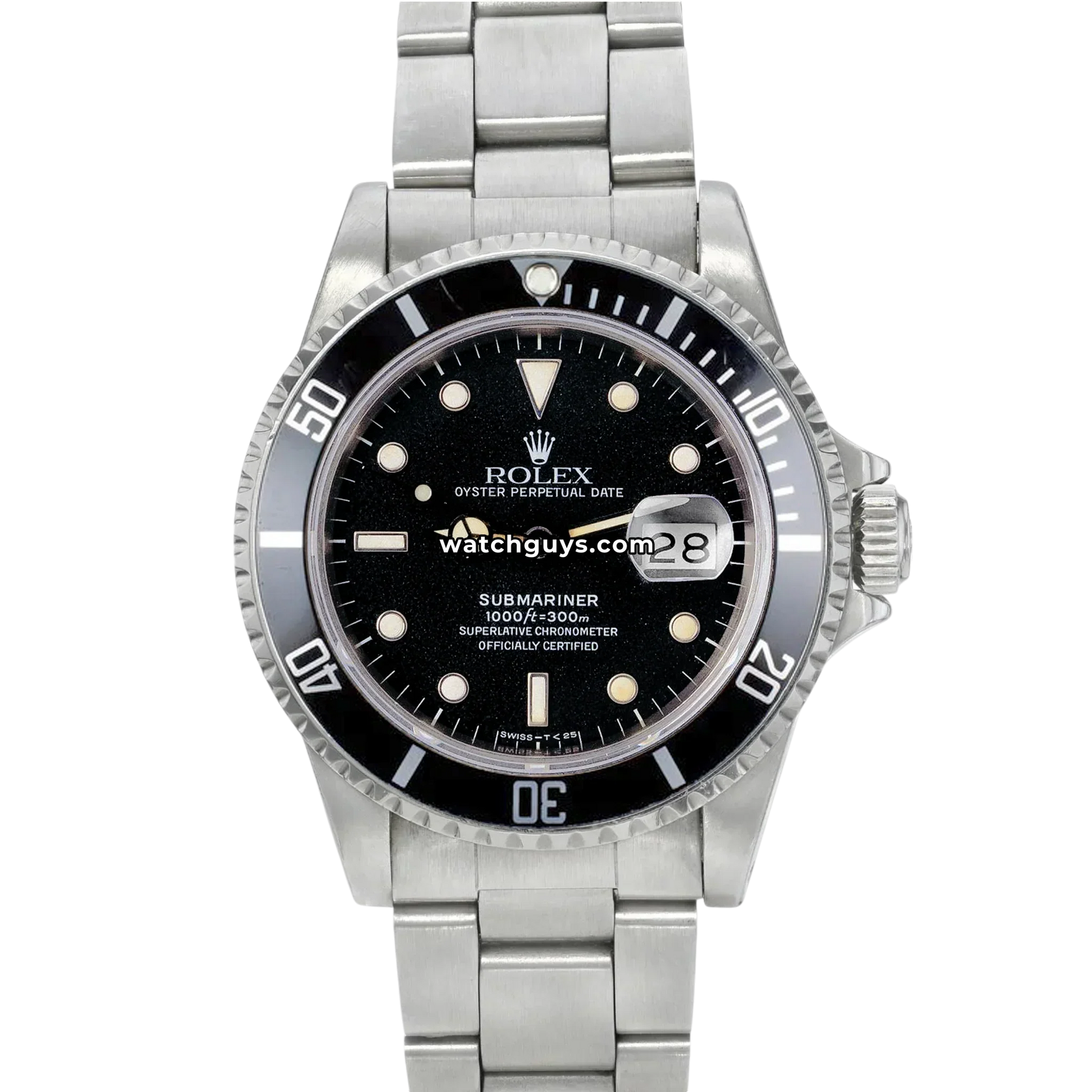 Rolex Submariner 168000 Date "Triple Zero"
