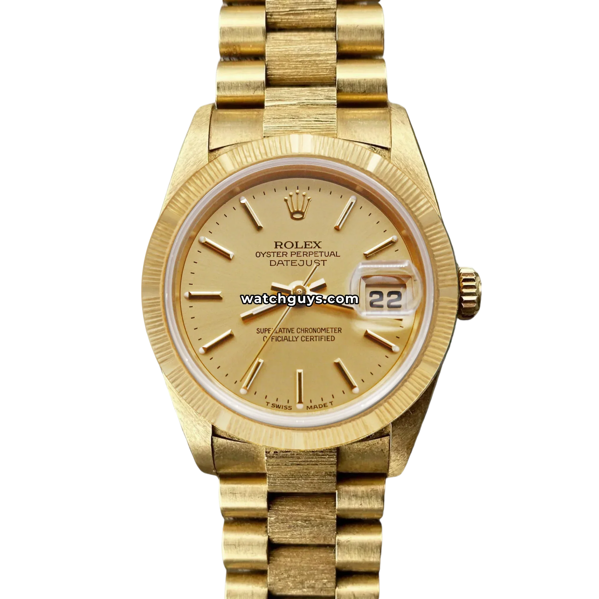 Rolex Datejust 69278 Champagne Index President