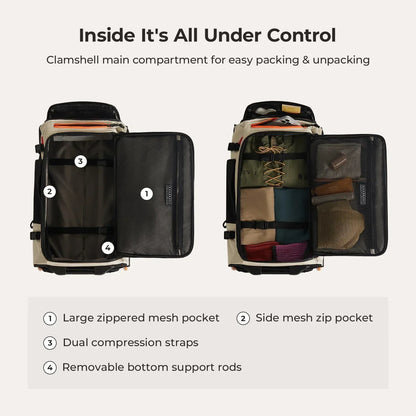 Blast 43L Roller Backpack