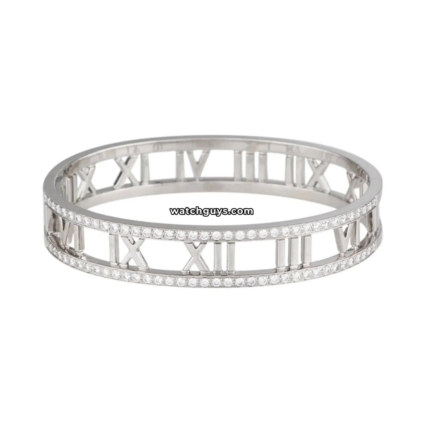 Tiffany & Co. Atlas Diamond Bracelet 18K White Gold