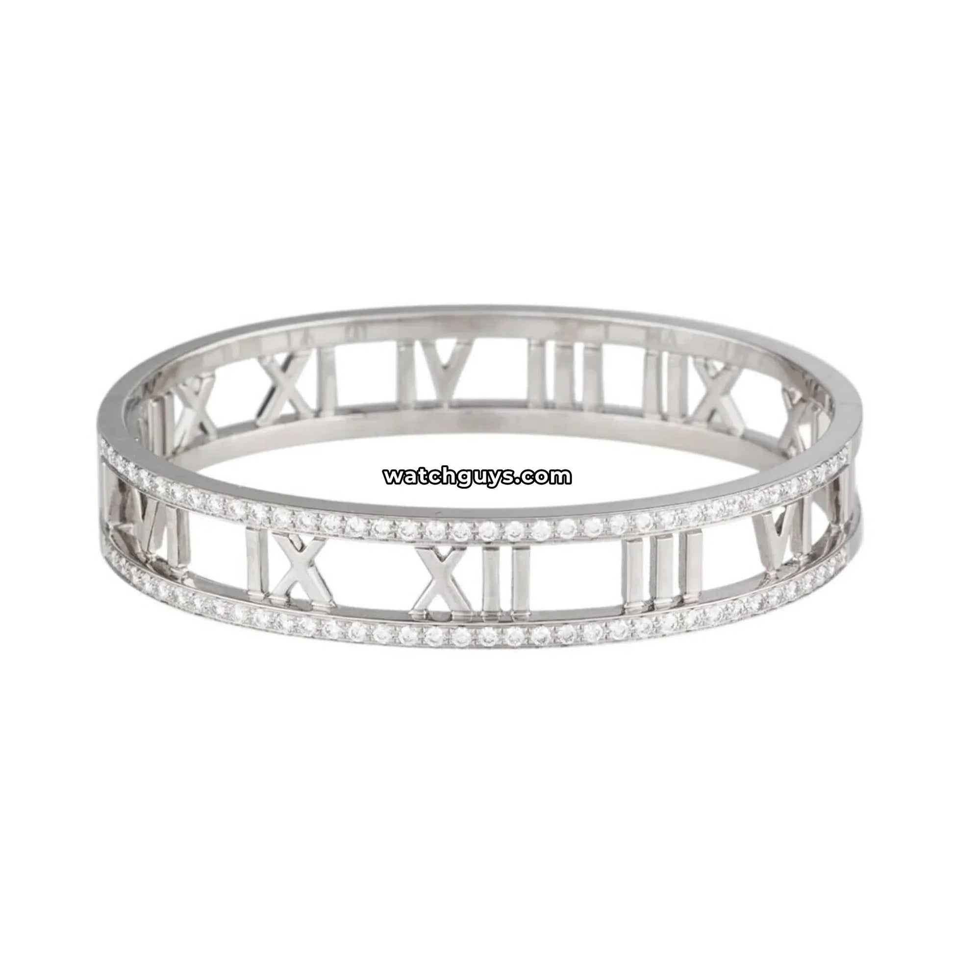 Tiffany & Co. Atlas Diamond Bracelet 18K White Gold