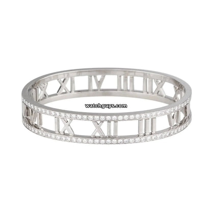 Tiffany & Co. Atlas Diamond Bracelet 18K White Gold