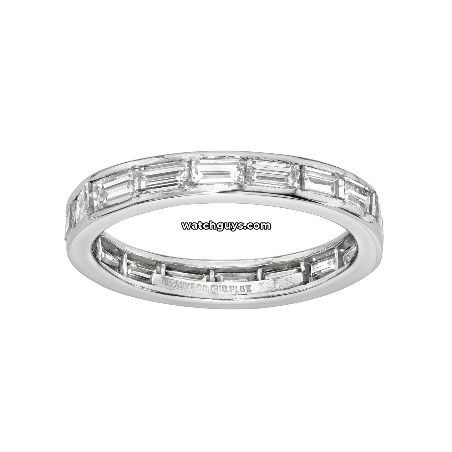 Tiffany & Co. Baguette Eternity Band Platinum