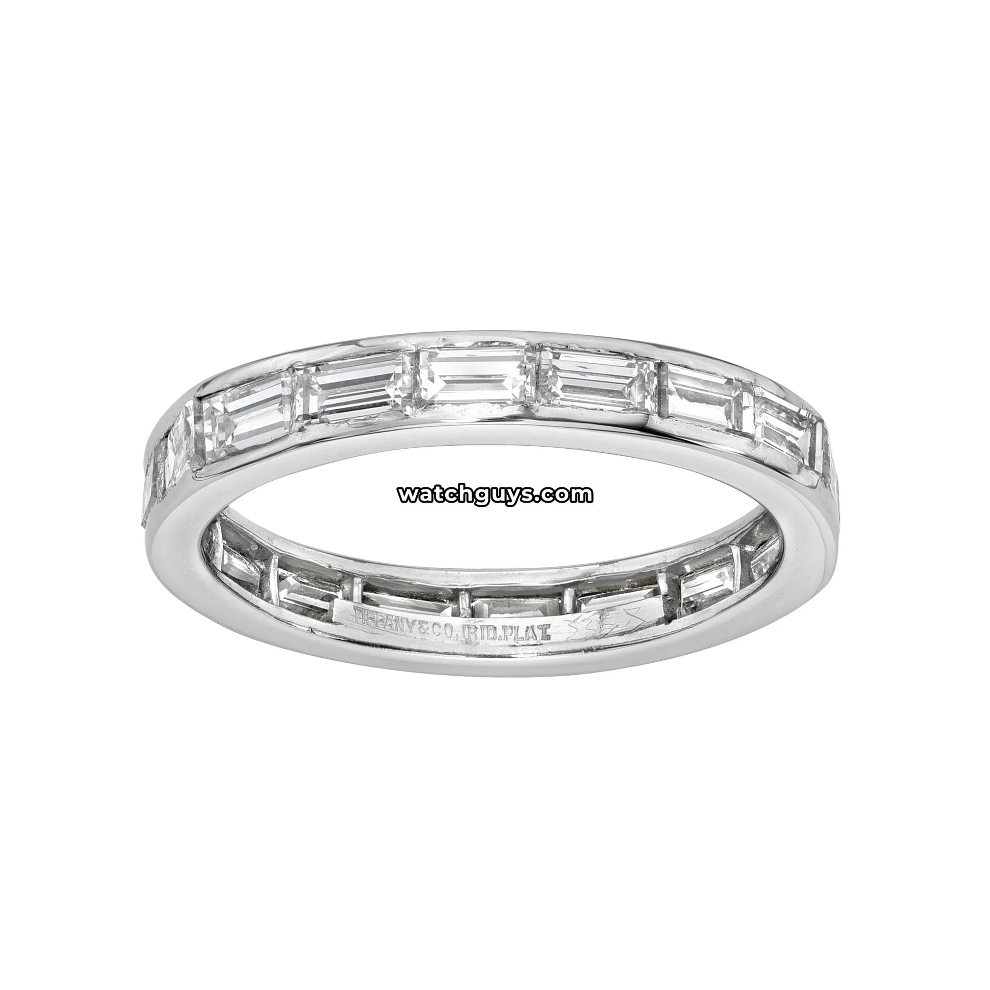 Tiffany & Co. Baguette Eternity Band Platinum